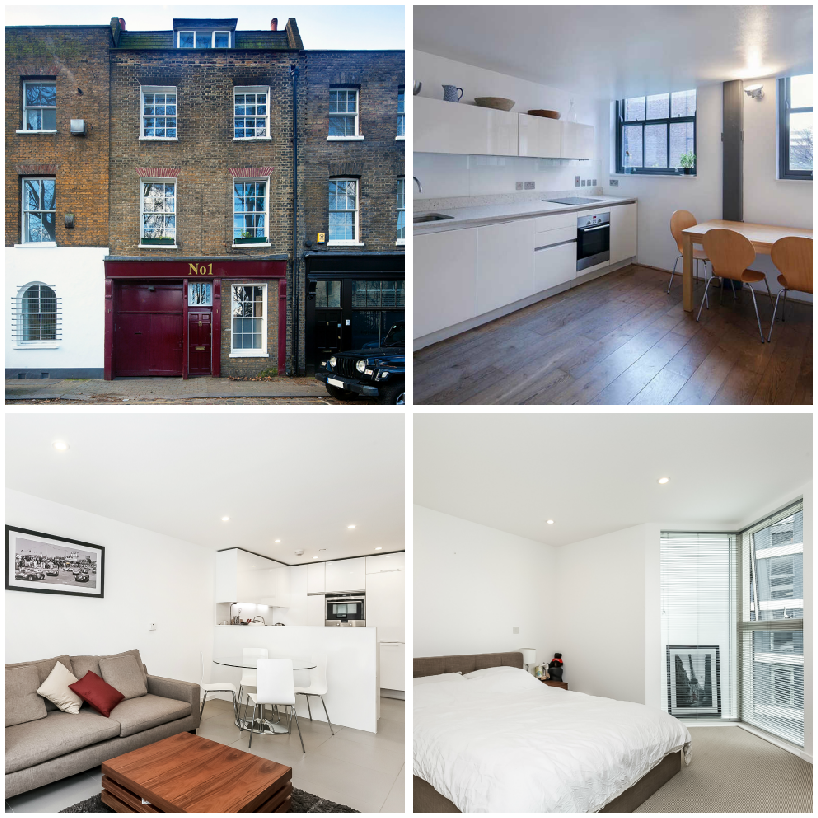 Photo collage of Residential Lettings in Hemet Row, Dance Square, Clerkenwell, let by Anton Page