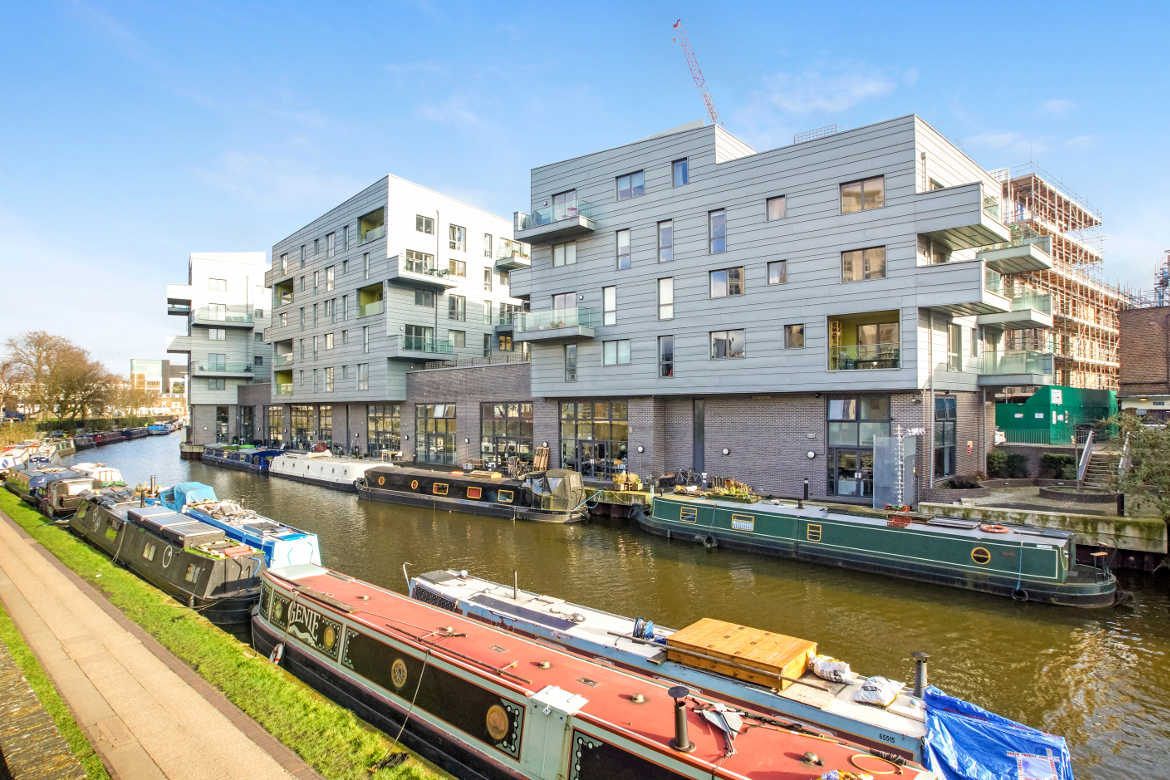 Canal side commercial property on 10D Branch Place, Hoxton, London let by Anton Page