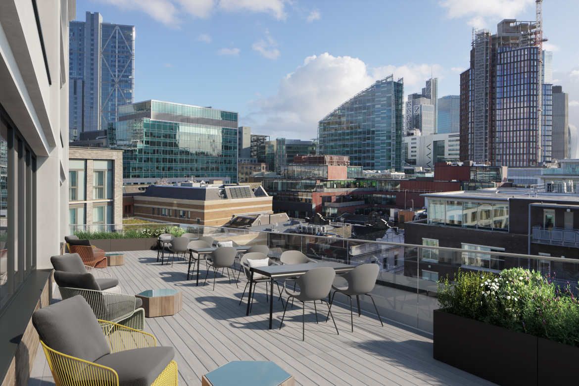 Refurbished Office Building With Stunning Roof Terrace To Let In Shoreditch  - Anton Page