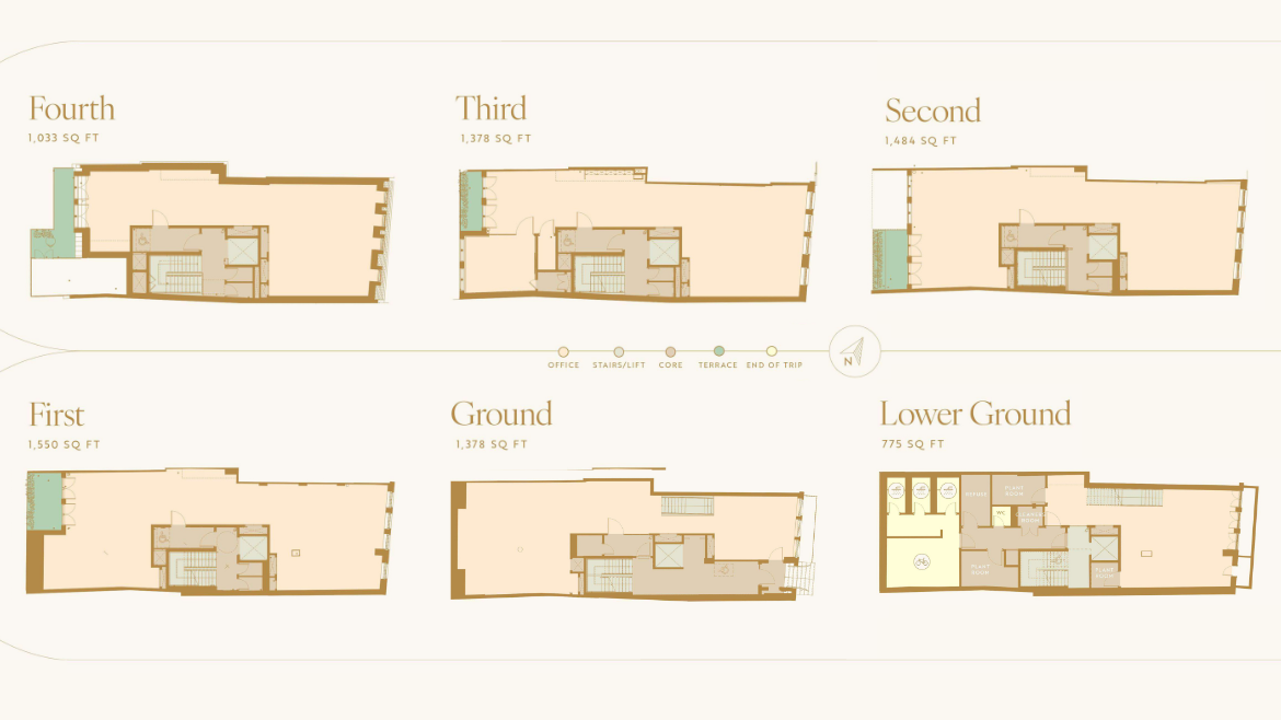 18Clerkenwell Close - Floor Plans